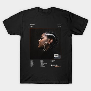 Rapsody - Eve Tracklist Album T-Shirt